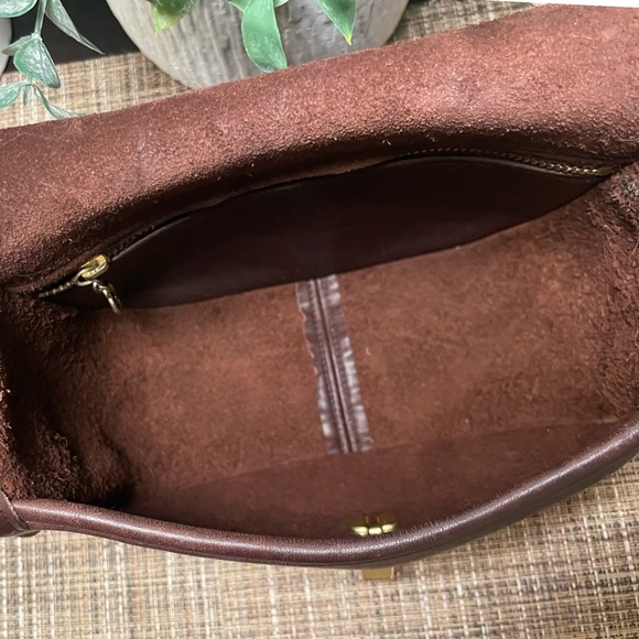 ❤️SOLD❤️Vintage Coach Mahogany Legacy Small Flap 9965 - Picture 8 of 10